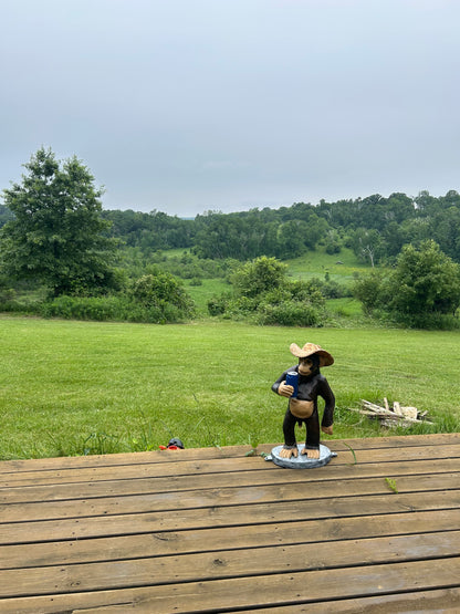 Monkey with beer
