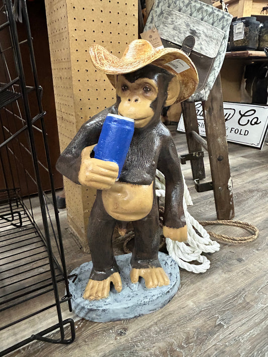 Monkey with beer