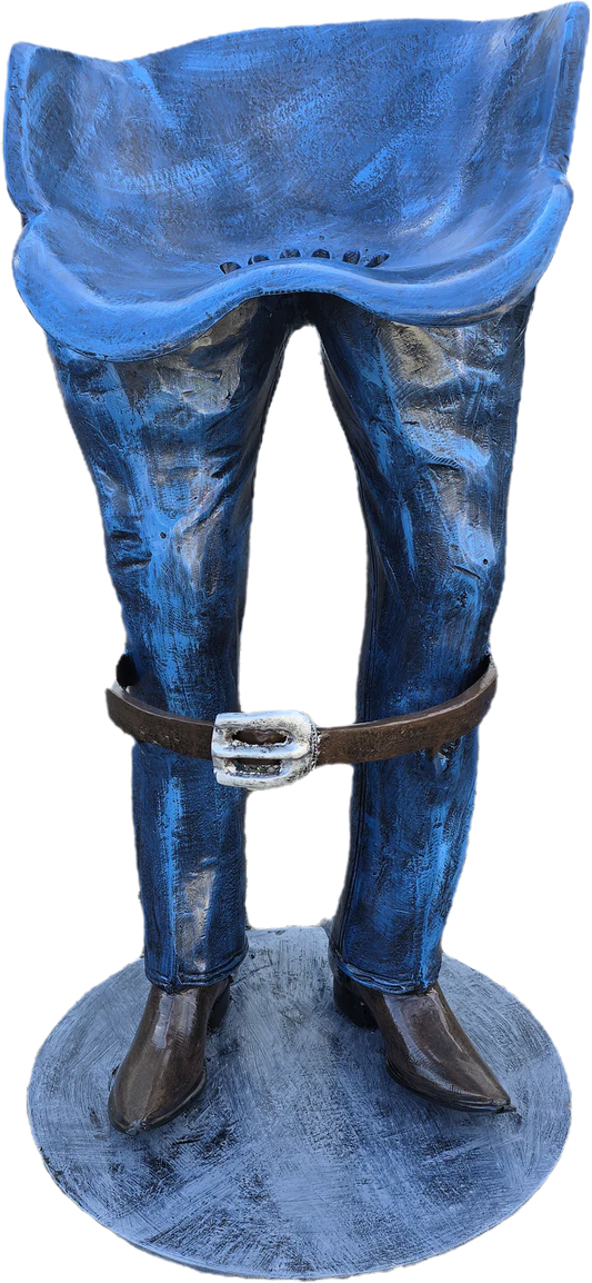 Cowboy Leg Barstool
