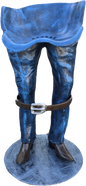 Cowboy Leg Barstool